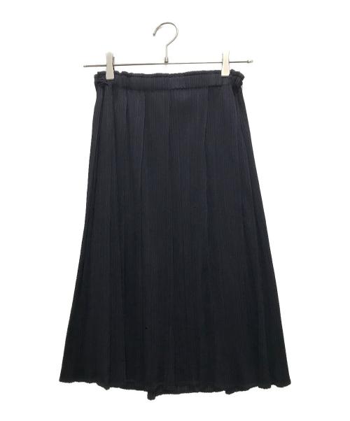 PLEATS PLEASE（プリーツプリーズ）PLEATS PLEASE (プリーツプリーズ) プリーツスカート ネイビー サイズ:3の古着・服飾アイテム