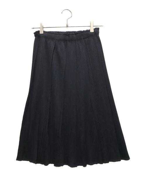 PLEATS PLEASE（プリーツプリーズ）PLEATS PLEASE (プリーツプリーズ) プリーツスカート ネイビー サイズ:3の古着・服飾アイテム