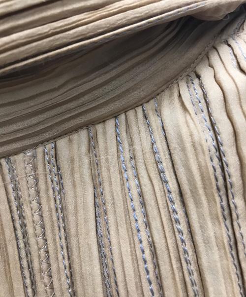 ISSEY MIYAKE（イッセイミヤケ）ISSEY MIYAKE (イッセイミヤケ) プリーツ 3B テーラードジャケット イエロー サイズ:Mの古着・服飾アイテム