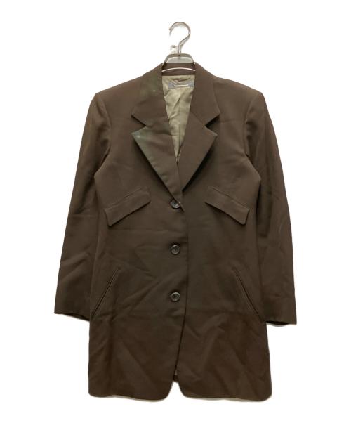 ISSEY MIYAKE（イッセイミヤケ）ISSEY MIYAKE (イッセイミヤケ) テーラードセットアップ ブラウン サイズ:Mの古着・服飾アイテム