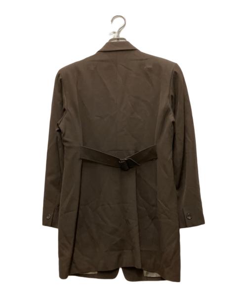 ISSEY MIYAKE（イッセイミヤケ）ISSEY MIYAKE (イッセイミヤケ) テーラードセットアップ ブラウン サイズ:Mの古着・服飾アイテム