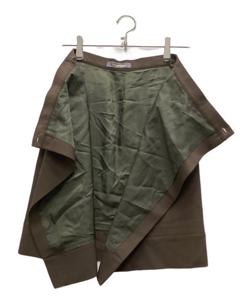 ISSEY MIYAKE（イッセイミヤケ）ISSEY MIYAKE (イッセイミヤケ) テーラードセットアップ ブラウン サイズ:Mの古着・服飾アイテム