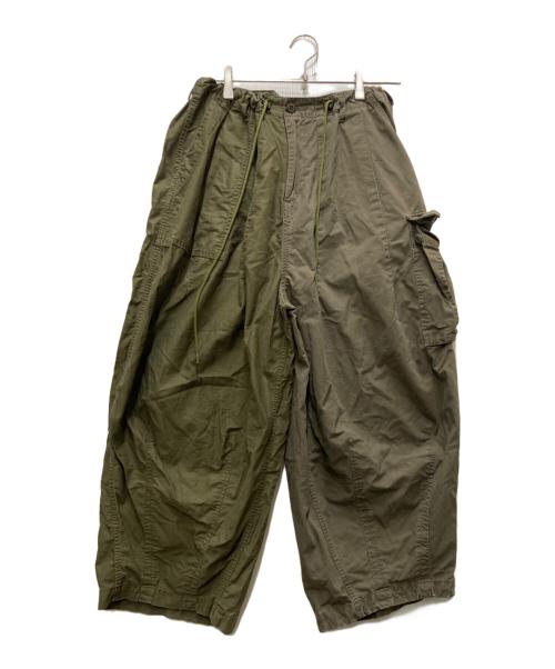 Needles（ニードルズ）Needles (ニードルズ) BEAMS BOY (ビームスボーイ) 別注ヒザデルパンツ グリーン サイズ:2の古着・服飾アイテム