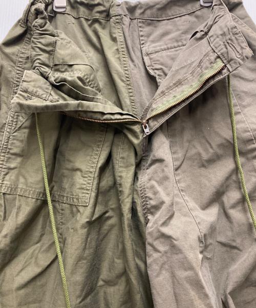 Needles（ニードルズ）Needles (ニードルズ) BEAMS BOY (ビームスボーイ) 別注ヒザデルパンツ グリーン サイズ:2の古着・服飾アイテム