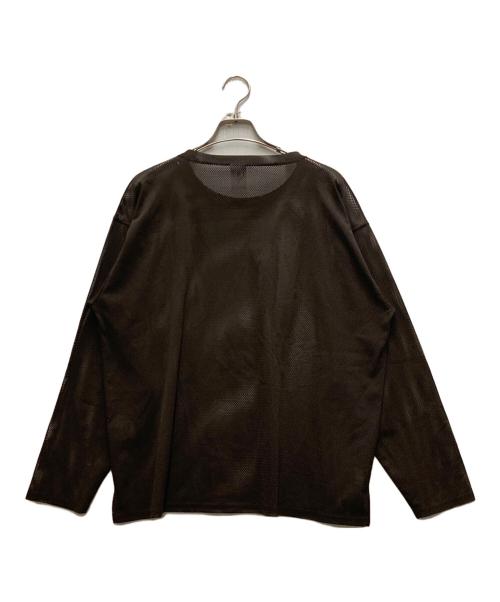 South2 West8（サウスツー ウエストエイト）south2 west8 (サウスツー ウエストエイト) Crew Neck Shirt - Knit Mesh ブラウン サイズ:XSの古着・服飾アイテム