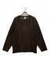 south2 west8（サウスツー ウエストエイト）の古着「Crew Neck Shirt - Knit Mesh」｜ブラウン