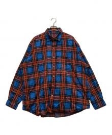 BEAMS×SSZ（ビームス×エスエスズィー）の古着「チェックシャツ」｜レッド×ブルー