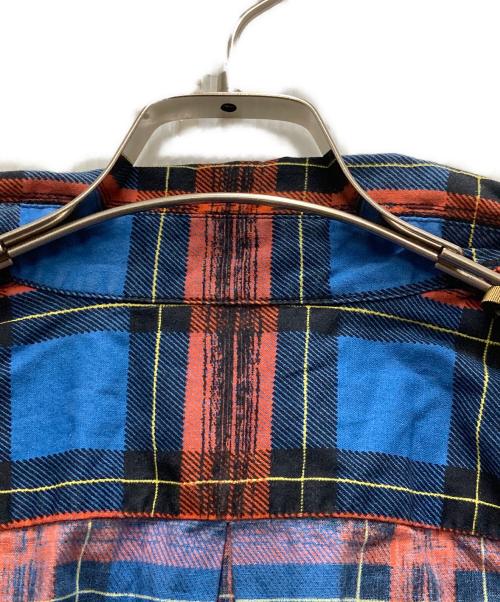 BEAMS（ビームス）BEAMS (ビームス) SSZ (エスエスズィー) チェックシャツ レッド×ブルー サイズ:Sの古着・服飾アイテム