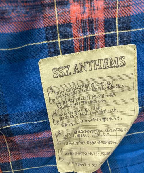 BEAMS（ビームス）BEAMS (ビームス) SSZ (エスエスズィー) チェックシャツ レッド×ブルー サイズ:Sの古着・服飾アイテム