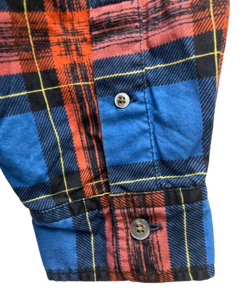 BEAMS（ビームス）BEAMS (ビームス) SSZ (エスエスズィー) チェックシャツ レッド×ブルー サイズ:Sの古着・服飾アイテム