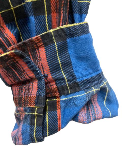 BEAMS（ビームス）BEAMS (ビームス) SSZ (エスエスズィー) チェックシャツ レッド×ブルー サイズ:Sの古着・服飾アイテム