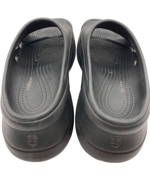 BALENCIAGA（バレンシアガ）BALENCIAGA (バレンシアガ) crocs (クロックス) スライドサンダル ブラック サイズ:36の古着・服飾アイテム