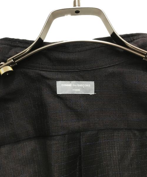COMME des GARCONS HOMME（コムデギャルソン オム）COMME des GARCONS HOMME (コムデギャルソン オム) 90'S オーバーサイズチェックシャツ ブラウン サイズ:表記無しの古着・服飾アイテム