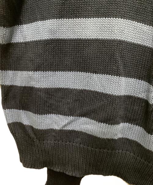 POLO RALPH LAUREN（ポロ・ラルフローレン）POLO RALPH LAUREN (ポロ・ラルフローレン) 90`sコットンボーダーニット ネイビー サイズ:Lの古着・服飾アイテム