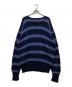 POLO RALPH LAUREN (ポロ・ラルフローレン) 90`sコットンボーダーニット ネイビー サイズ:L：10000円