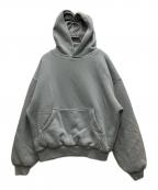 VELOUR GARMENTSベロア・ガーメンツ）の古着「1000 GSM  Double Hoodie」｜ブルー