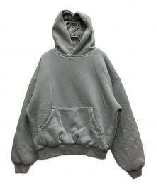 VELOUR GARMENTS（ベロア・ガーメンツ）の古着「1000 GSM  Double Hoodie」｜ブルー