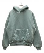 VELOUR GARMENTSベロア・ガーメンツ）の古着「1000 GSM  Double Hoodie」｜ブルー