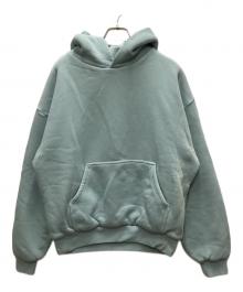 VELOUR GARMENTS（ベロア・ガーメンツ）の古着「1000 GSM  Double Hoodie」｜ブルー