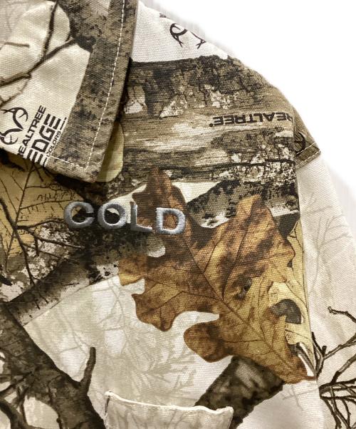 Cold culture（コールドカルチャー）Cold culture (コールドカルチャー) WORKZIPJACKET REALTREE ベージュ サイズ:Sの古着・服飾アイテム