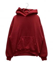 VELOUR GARMENTS（ベロア・ガーメンツ）の古着「1000 GSM 'Dark Red' Double Hoodie」｜レッド