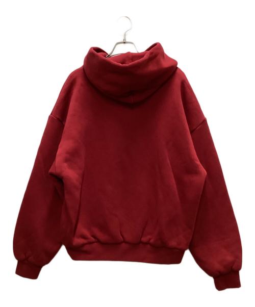 VELOUR GARMENTS（ベロア・ガーメンツ）VELOUR GARMENTS (ベロア・ガーメンツ) 1000 GSM 'Dark Red' Double Hoodie レッド サイズ:XSの古着・服飾アイテム