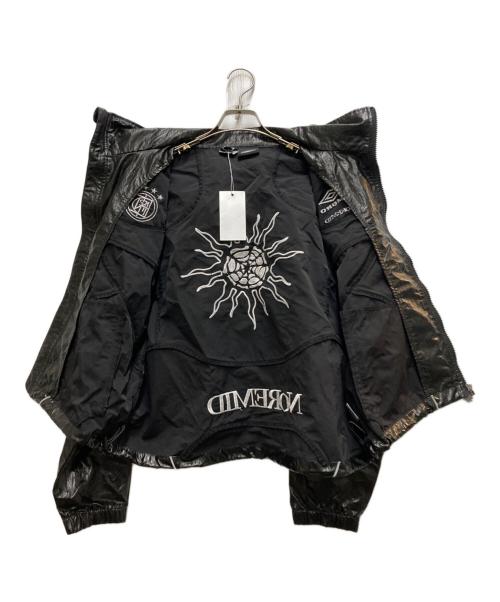 Noremid（ノーリミッド）NOREMID (ノーリミッド) UMBRO (アンブロ) REFLECTIVE NYLON JACKET ブラック サイズ:Lの古着・服飾アイテム