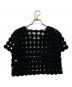 NKNIT (ンニット) crochet mini tops ブラック：8000円