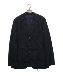 COMME des GARCONS HOMME（コムデギャルソン オム）の古着「再構築3Bジャケット」｜ネイビー