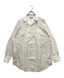 COMME des GARCONS HOMME（コムデギャルソン オム）の古着「80's オープンカラーシャツ」｜ホワイト