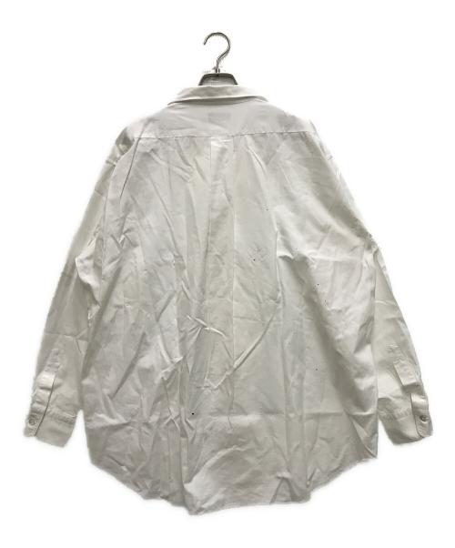COMME des GARCONS HOMME（コムデギャルソン オム）COMME des GARCONS HOMME (コムデギャルソン オム) 80's オープンカラーシャツ ホワイト サイズ:FREEの古着・服飾アイテム