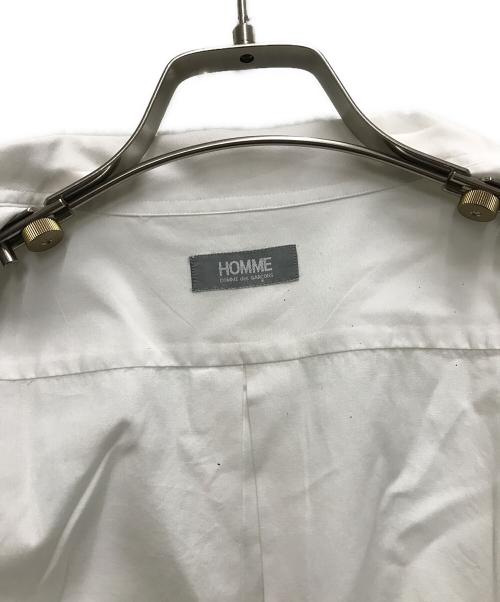 COMME des GARCONS HOMME（コムデギャルソン オム）COMME des GARCONS HOMME (コムデギャルソン オム) 80's オープンカラーシャツ ホワイト サイズ:FREEの古着・服飾アイテム