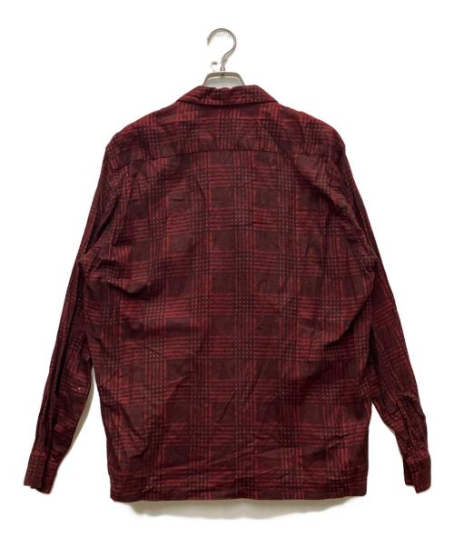 Truval（テュルーバル）Truval (テュルーバル) 60'sプリネルチェックシャツ レッド サイズ:15-15 1/2の古着・服飾アイテム