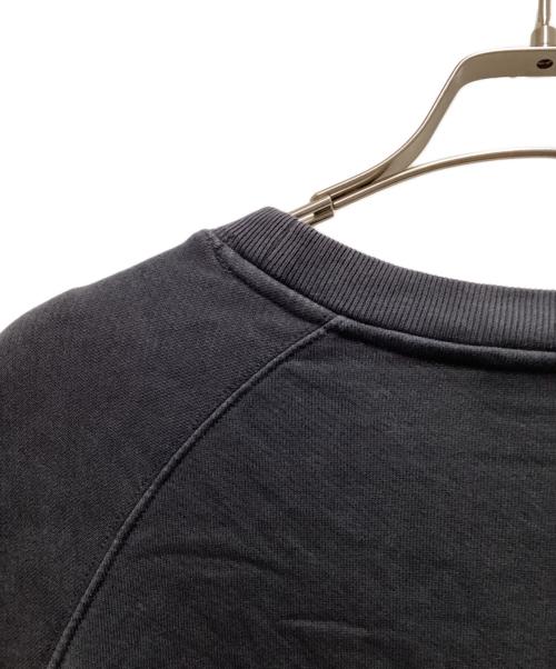 maison kitsune（メゾンキツネ）MAISON KITSUNE (メゾンキツネ) ダブルフォックスヘッド パッチ クラシック スウェットシャツ ブラック サイズ:Lの古着・服飾アイテム