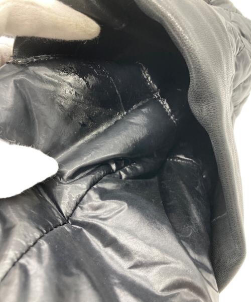 JIMMY CHOO（ジミーチュウ）JIMMY CHOO (ジミーチュウ) ナイロンレザーコンビ2WAYバック ブラックの古着・服飾アイテム