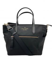 Kate Spade（ケイトスペード）の古着「チェルシーミディアムサッチェル」｜ブラック