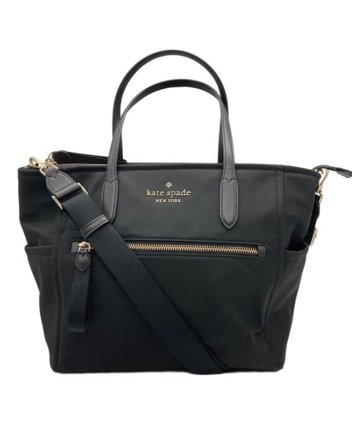 Kate Spade（ケイトスペード）Kate Spade (ケイトスペード) チェルシーミディアムサッチェル ブラックの古着・服飾アイテム