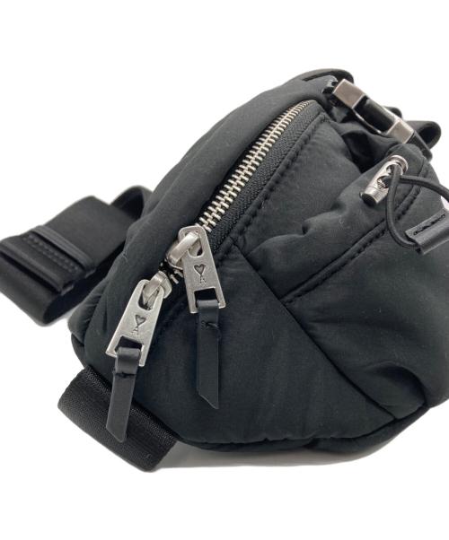 AMI Alexandre Mattiussi（アミアレクサンドルマテュッシ）AMI Alexandre Mattiussi (アミアレクサンドルマテュッシ) ヒップバッグ ウエストバッグ ブラックの古着・服飾アイテム