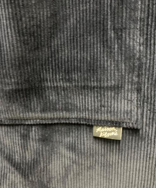 maison kitsune（メゾンキツネ）MAISON KITSUNE (メゾンキツネ) ZIPPED OVERSHIRT ネイビー サイズ:Mの古着・服飾アイテム