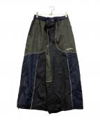 NON TOKYOノントーキョー）の古着「SWITCHING NYLON PANTS」｜ブラック×グレー