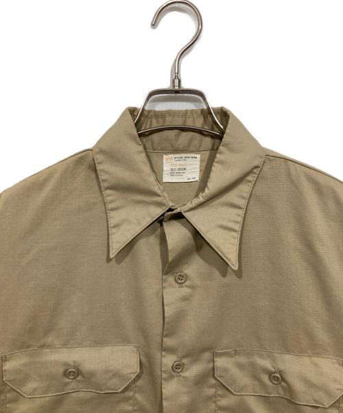 big mac（ビッグマック）big mac (ビッグマック) 70'S ワークシャツ ベージュ サイズ:記載なしの古着・服飾アイテム