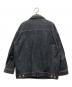 ACUOD by CHANU (アクオド バイ チャヌ) ジップデザインデニムジャケット ブラック サイズ:不明：17000円