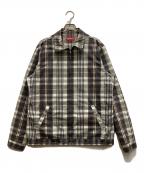 SUPREMEシュプリーム）の古着「スイングトップ」｜グレー×ネイビー
