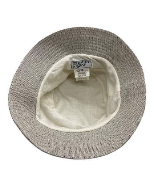 HERMES（エルメス）HERMES (エルメス) MOTSCH バケットハット ベージュ サイズ:56の古着・服飾アイテム