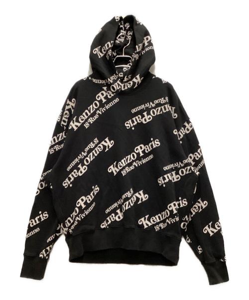 KENZO（ケンゾー）KENZO (ケンゾー) VERDY OVERSIZE HOODIE ブラック サイズ:Lの古着・服飾アイテム