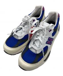 NEW BALANCE（ニューバランス）の古着「Made in USA 992 ローカットスニーカー」｜ホワイト×ブルー