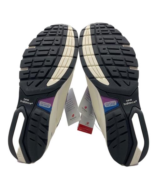NEW BALANCE（ニューバランス）NEW BALANCE (ニューバランス) Made in USA 992 ローカットスニーカー ホワイト×ブルー サイズ:28cmの古着・服飾アイテム