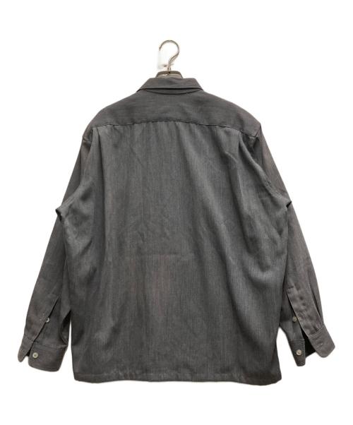 stussy（ステューシー）stussy (ステューシー) 90’sオープンカラーシャツ グレー サイズ:Sの古着・服飾アイテム
