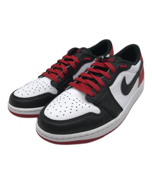 NIKE（ナイキ）NIKE (ナイキ) Air Jordan 1 Low ホワイト×レッド サイズ:27 未使用品の古着・服飾アイテム