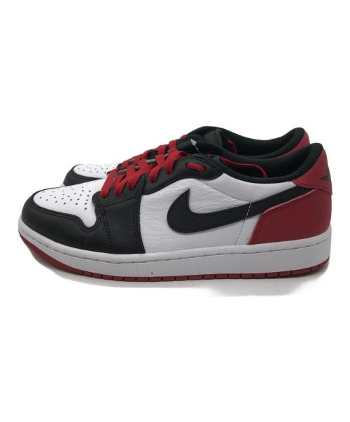 NIKE（ナイキ）NIKE (ナイキ) Air Jordan 1 Low ホワイト×レッド サイズ:27 未使用品の古着・服飾アイテム